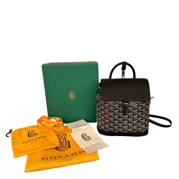 Goyard Calfskin Mini Alpin Backpack Black - Picture 12 of 12